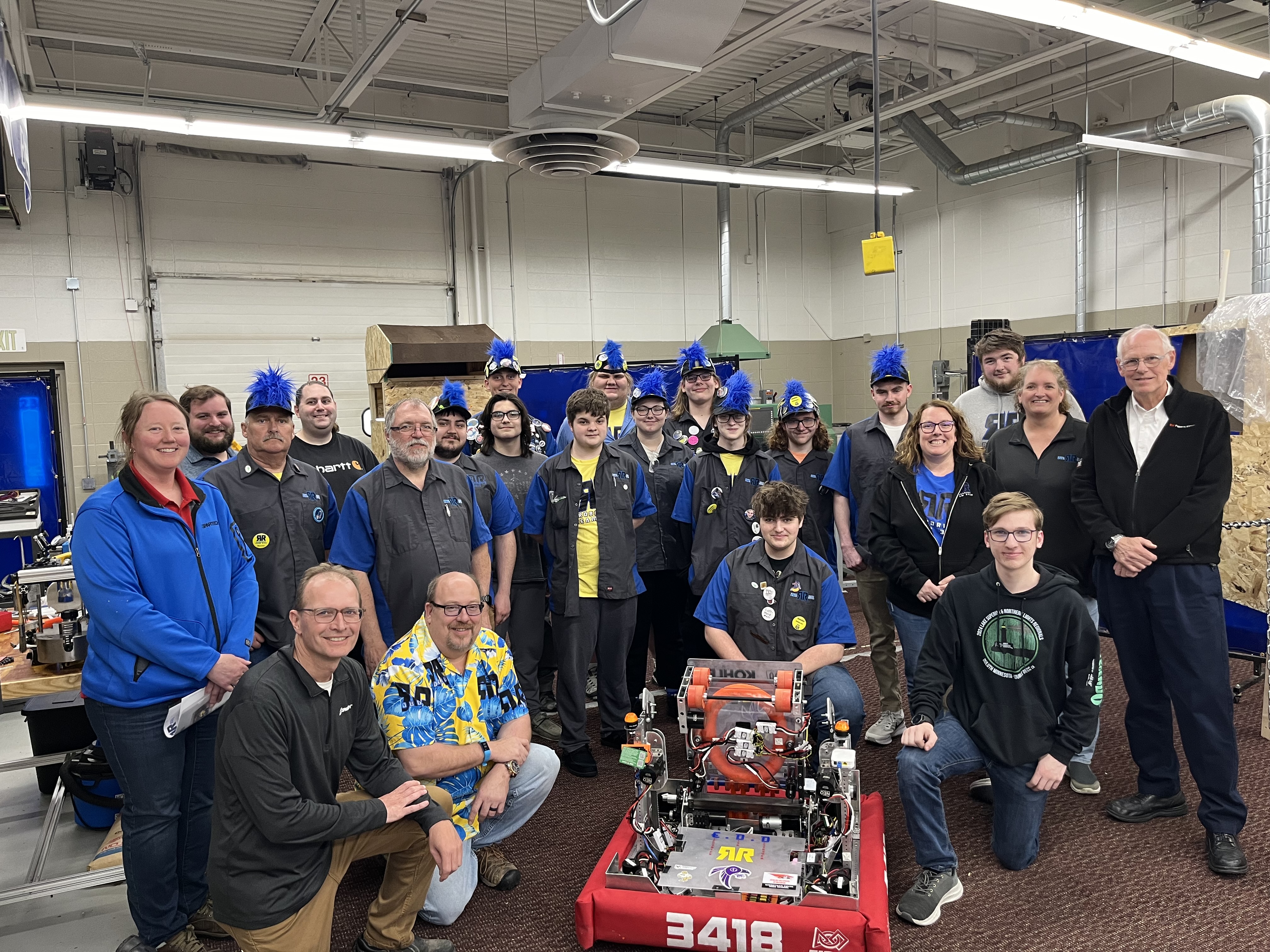 Spartech Sheboygan Falls Plant Sponsors Sheboygan Falls Robo Riot Team 3418